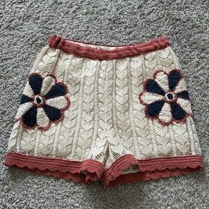 Zara Crochet Shorts